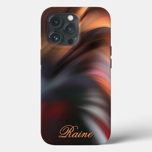 Gedempte herfst persoonlijke naam Case-Mate iPhone case (Achterkant)