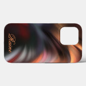 Gedempte herfst persoonlijke naam Case-Mate iPhone case (Achterkant (horizontaal))