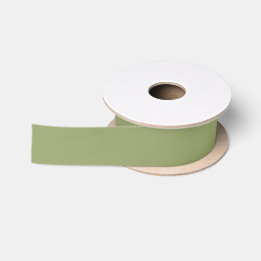 Gedempte Khaki Olijfgroene Pop Kleur Lint