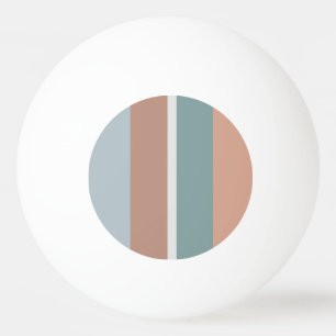 Gedempte kleuren strepen pingpongballen