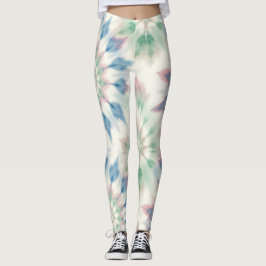 Gedempte kleurteffect naadloos patroon leggings