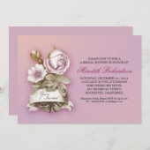 Gedempte lavendelkleur Elegant vrijgezellenfeest U Kaart (Voorkant / Achterkant)