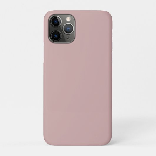 gedempte roze vaste stof Case-Mate iPhone case (Achterkant)