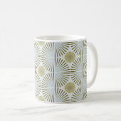 Gedempte tribal geometrisch koffiemok (Voorkant rechts)
