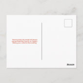 Gedenkdag Briefkaart (Achterkant)