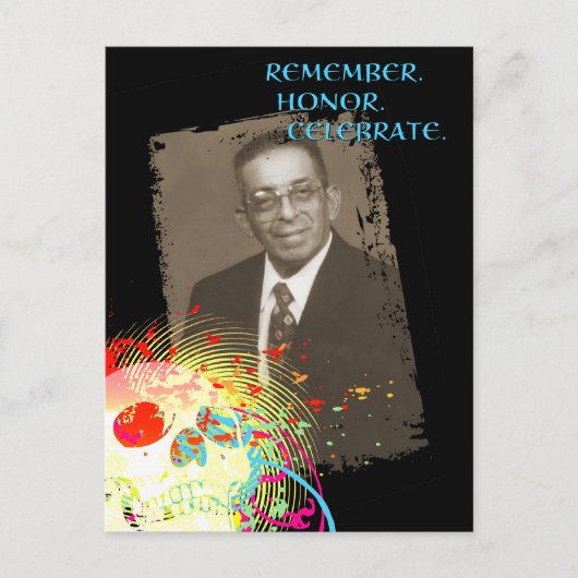 gedenkdag dia de los muertos (hifi) uitnodiging briefkaart (Voorkant)