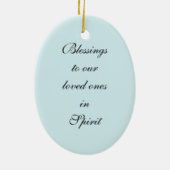 Gedenkengel Keramisch Ornament (Achterkant)