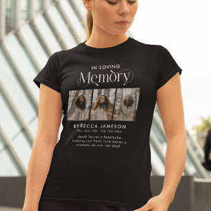 Gedenkfoto collage 'In liefdevolle herinnering' T-shirt