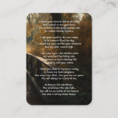 Gedenkfoto Gebedsbrug Natuur Landschap Visitekaartje (Voorkant)