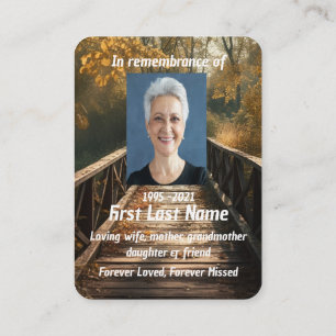 Gedenkfoto Gebedsbrug Natuur Landschap Visitekaartje