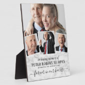 Gedenkfoto Marmer Fotoplaat (Zijkant)