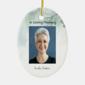 Gedenkfoto Viering van het leven Keepsake Keramisch Ornament (Voorkant)