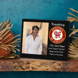 Gedenkplaat HOJ Geliefd, Gemist & Koesterend Fotoplaat