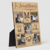 Gedenksteen huisdier herinnering gepersonaliseerd fotoplaat (Zijkant)