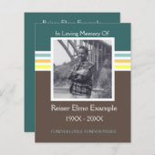 gedenkteken (Voorkant / Achterkant)