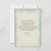 Gedenkteken Dank u fotokaart Kaart (Achterkant)