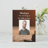 Gedenkteken Dank u Gevist visser Bedankkaart (Staand voorkant)