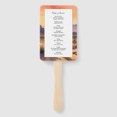 Gedenkteken in liefdevolle herinnering Sunset Orde Handwaaier (Achterkant)