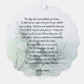 Gedenkteken Kaart Spruce Bough Greenery Natuur (Achterkant)