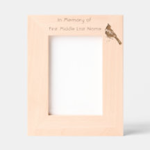 Gedenkteken Keepsake Kardinaal Red Bird