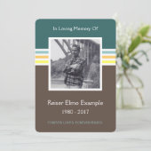 gedenkteken programma (Staand voorkant)