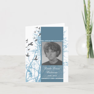 gedenkteken : silhouetvogels aankondiging