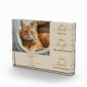 Gedenkteken voor kat - fotoblokken (Rechts)