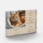 Gedenkteken voor kat - fotoblokken (Links)