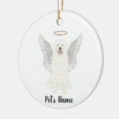 Gedenkteken voor sympathie met Pyreneese herders  Keramisch Ornament (Links)