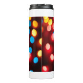 Gedeocuseerd kerstlicht. Nieuwjaar. Abstra Thermosbeker (Achterkant)