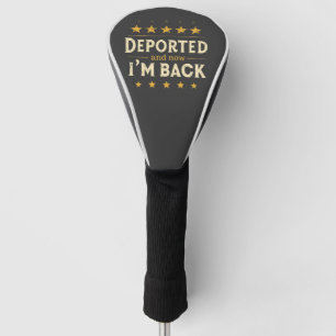 Gedeporteerd en nu ben ik terug Mexicaanse immigra Golfheadcover