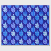 Gedestilleerd blauw cadeaupapier (Vlak)