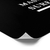 Gedetailleerd Astronomisch symbool voor plankkwik Poster (Hoek)