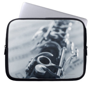 Gedetailleerd Clarinet Laptop Sleeve
