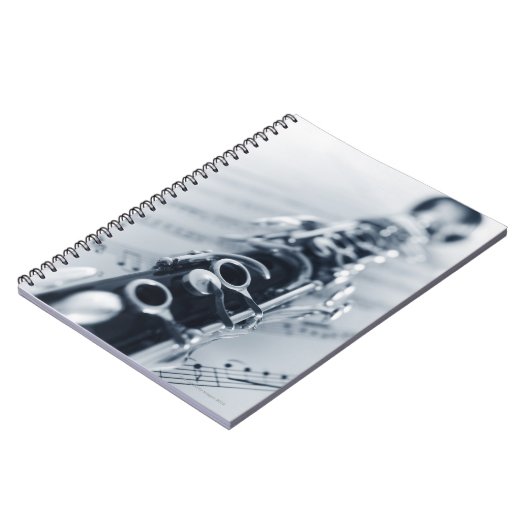 Gedetailleerd Clarinet Notitieboek (Linkerzijde)