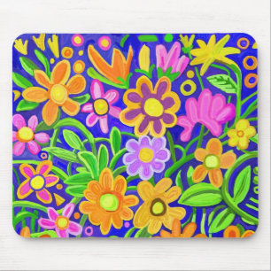 Gedetailleerd Floral design Muismat