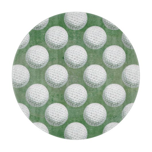 Gedetailleerd Golfbalpatroon Snijplank (Voorkant)