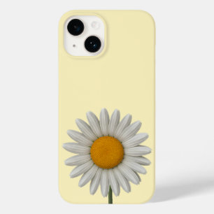 Gedetailleerd ontwerp van White Daisy Botanical Ar Case-Mate iPhone 14 Hoesje