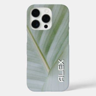 Gedetailleerd palmblad – Botanische close-up kunst iPhone 16 Pro Hoesje
