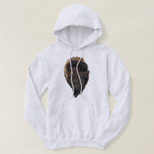 Gedetailleerde Amerikaanse Bizonkop Westelijke Wil Hoodie