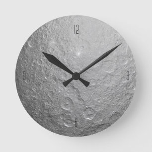 Gedetailleerde foto van volle maan   Hoge resoluti Ronde Klok