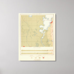Gedetailleerde geologische specificaties VI Canvas Afdruk