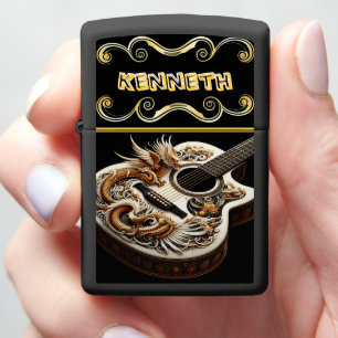 Gedetailleerde gitaarkunst met Dragon