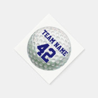 Gedetailleerde Golfbal met naam