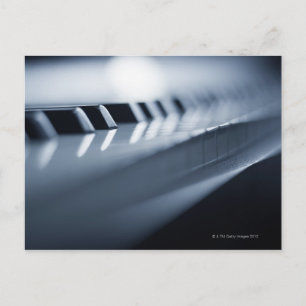 Gedetailleerde pianotoetsen 2 briefkaart
