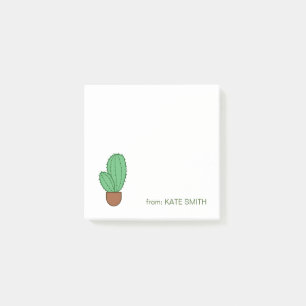 Gedetailleerde punten van succesrijke en Cactus Post-it® Notes