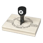 GEDETAILLEERDE QUEEN BEE ILLUSTRATION HONING RUBBERSTEMPEL (Stempel)