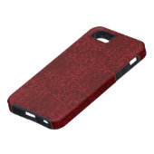 Gedetailleerde rode flessenachtergrond Case-Mate iPhone case (Onderkant)