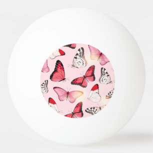 Gedetailleerde tropische vlinder: patroon pingpongballen