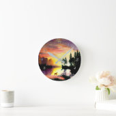 Gedetineerd deer op Dawn  Ronde Klok (Huis)